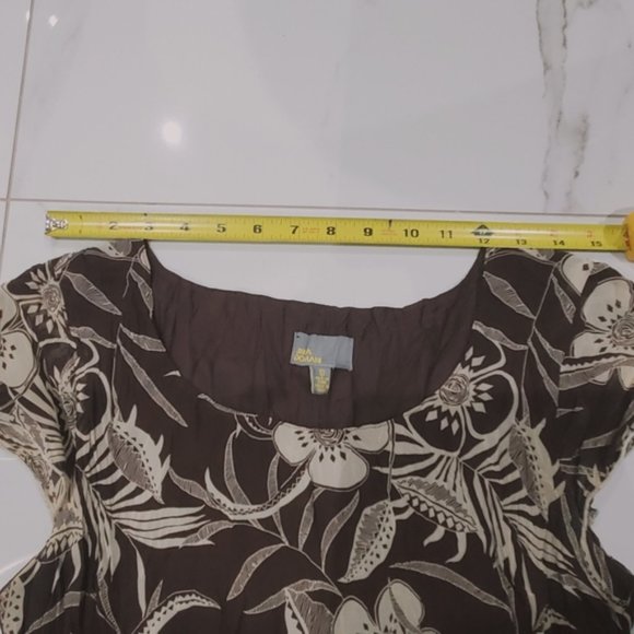 Linea Domani Creped Maxi Dress- Size 10 - Picture 6 of 15